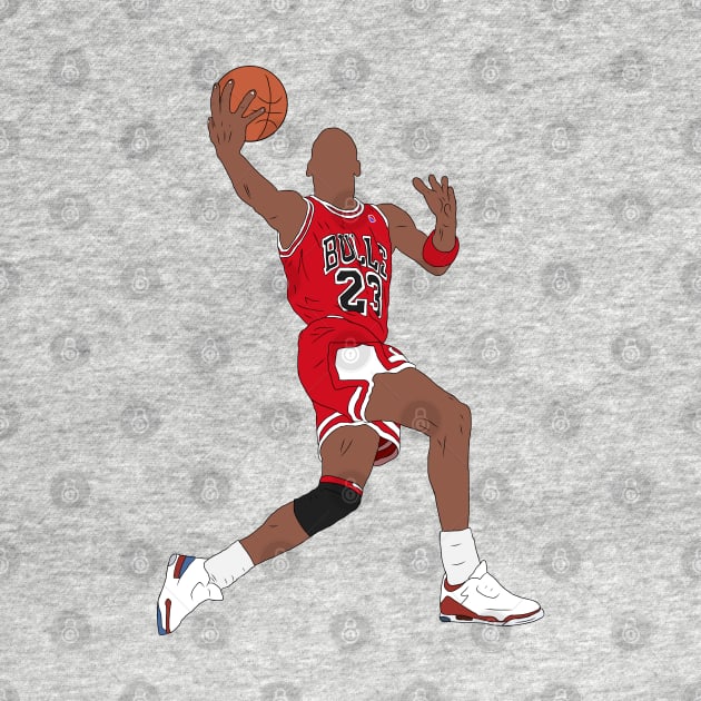 Michael Jordan Dunk by rattraptees